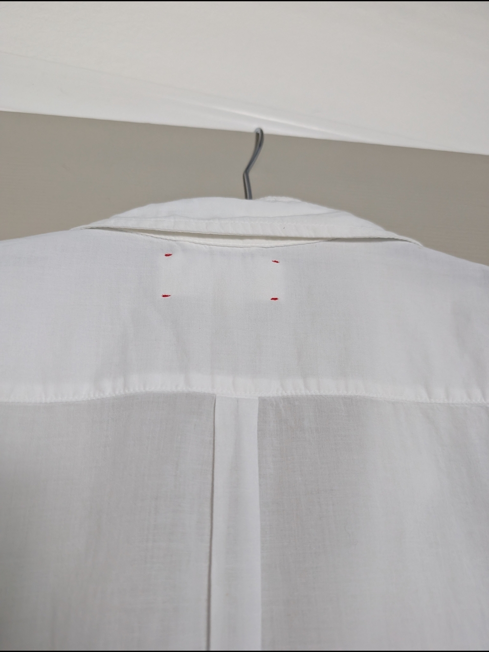 White Button-Front Midi Shirt Dress.      Xirena Women's Size Small - Picture 5 of 6